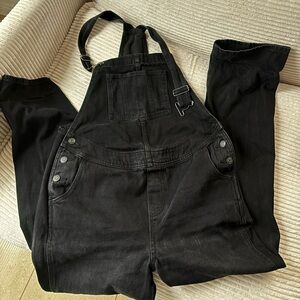 ASOS DESIGN Black Maternity Overalls